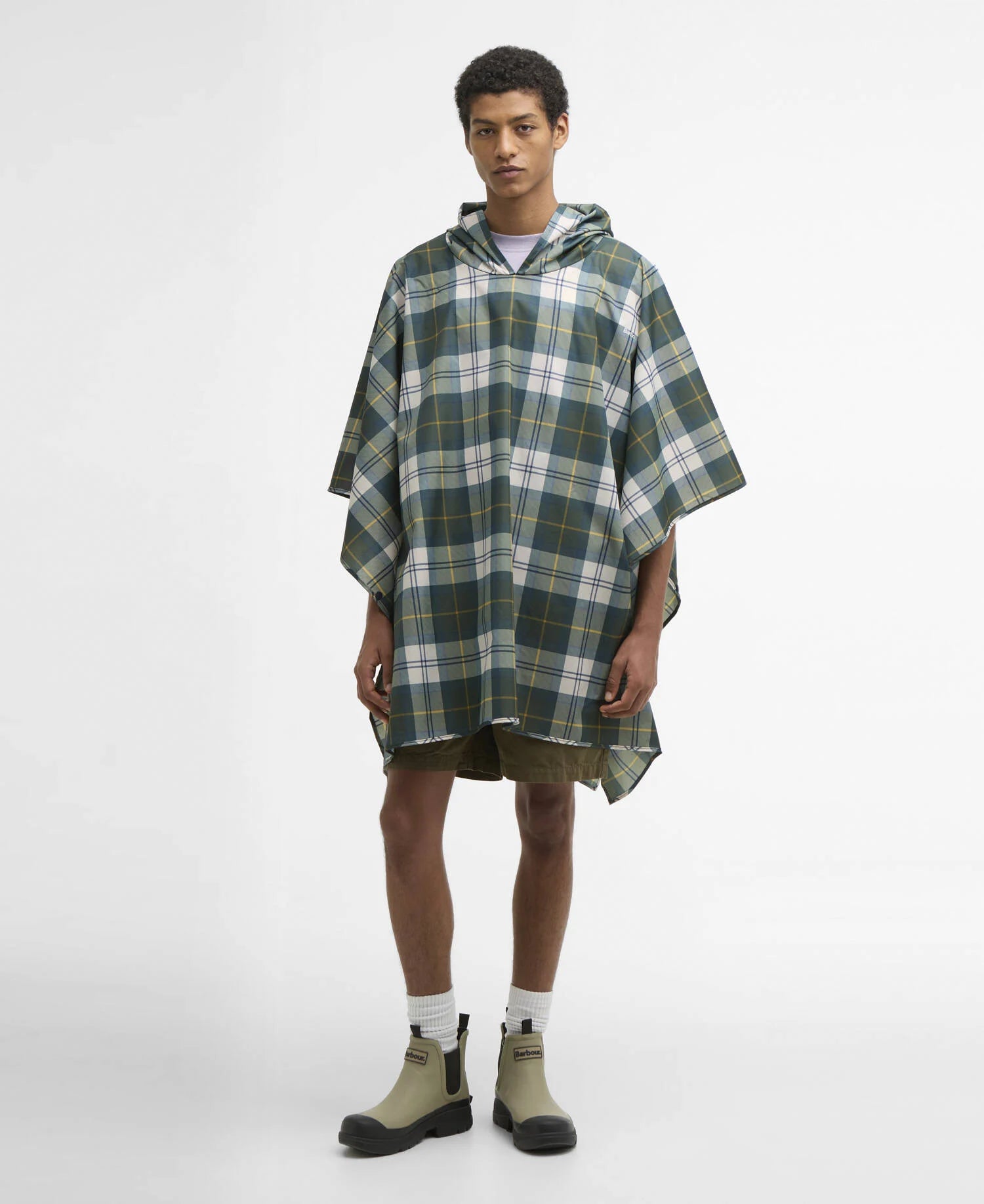Tartan Showerproof Poncho
