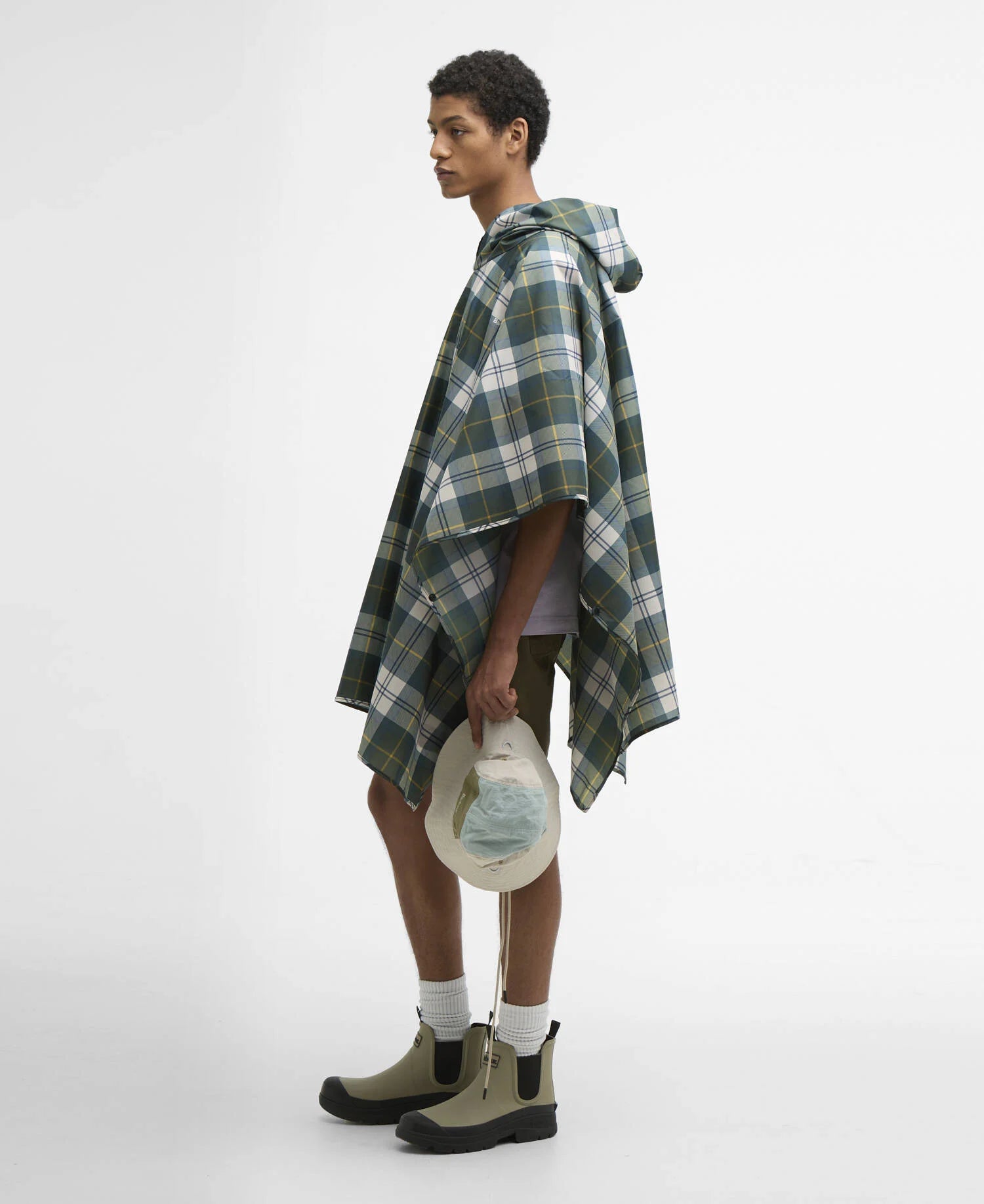 Tartan Showerproof Poncho
