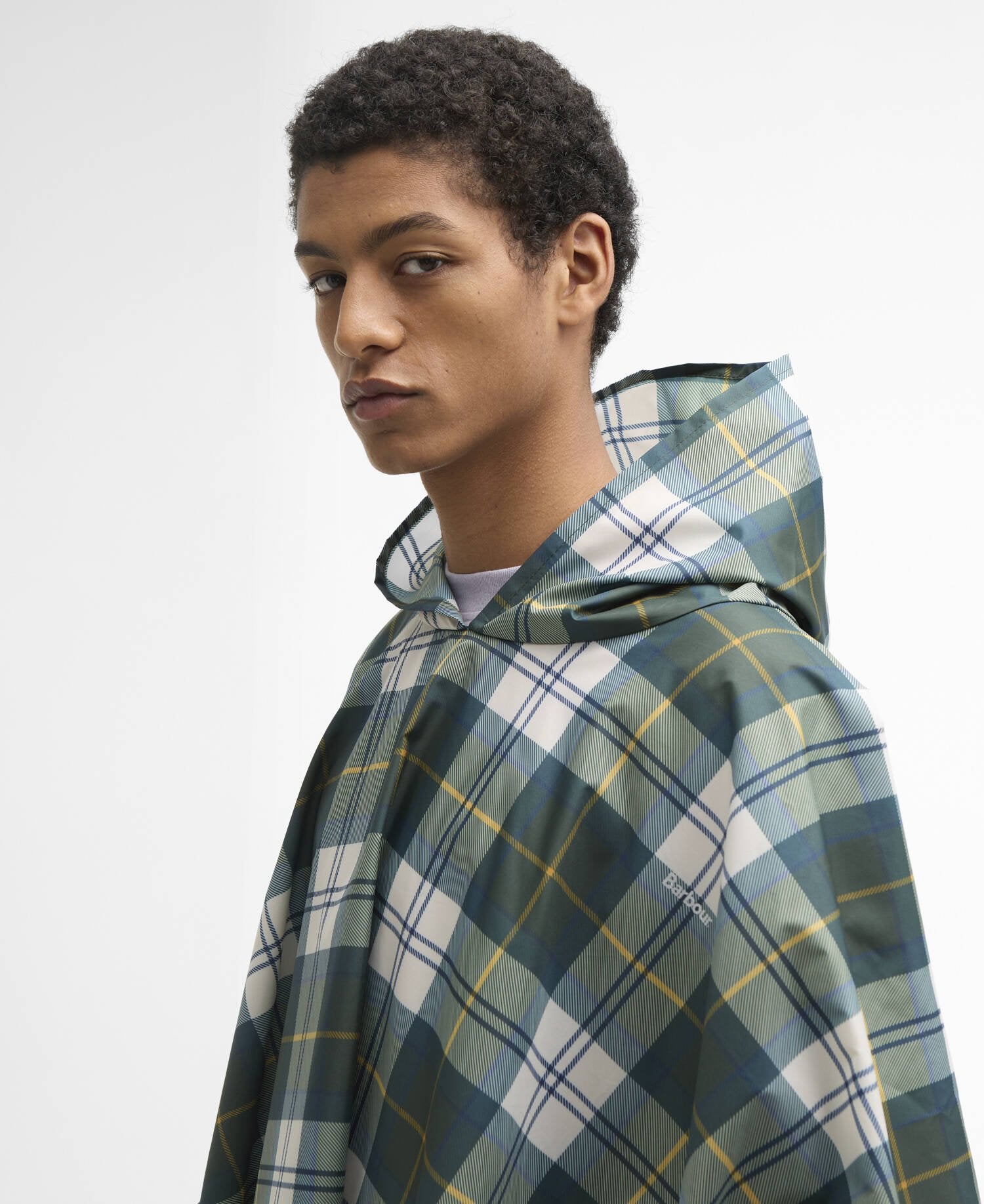 Tartan Showerproof Poncho