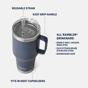 Rambler 35oz Mug w/ Straw Lid