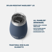 Rambler 10oz Wine Tumbler w/ MagSlider Lid