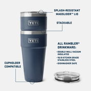 Yeti Rambler 30oz Stackable Cup w/ Magslider Lid