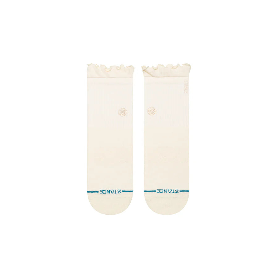 Women's Ruffle Quarter Socks