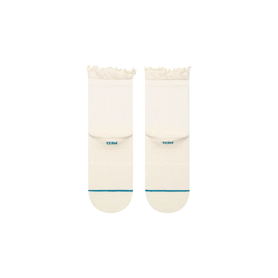 Women's Ruffle Quarter Socks
