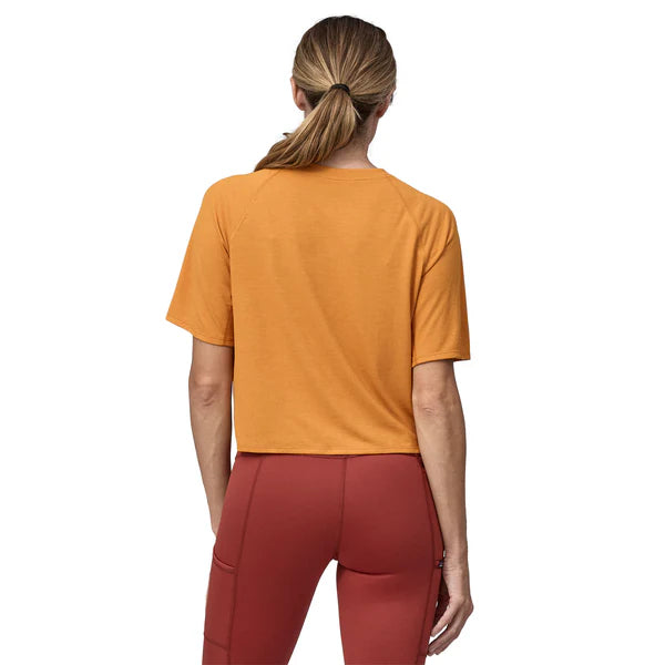 Women's Short-Sleeved Capilene Cool Trail Cropped Shirt (Past Season)