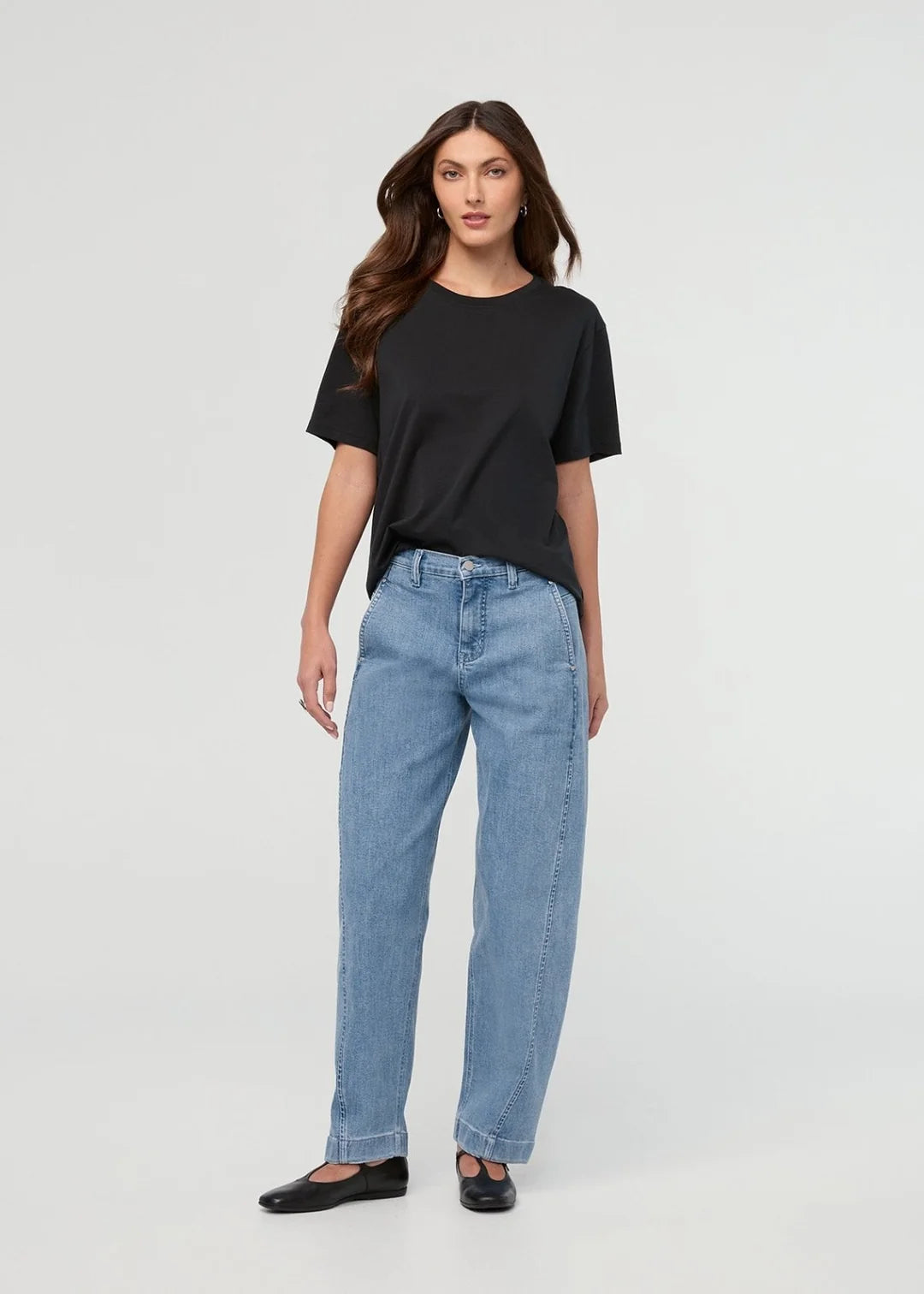 Women’s Performance Denim+ High Rise Barrel Pant