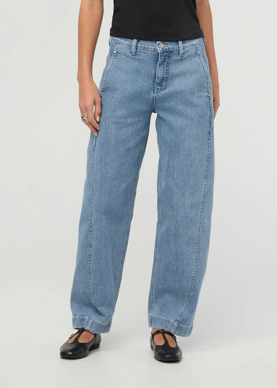 Women’s Performance Denim+ High Rise Barrel Pant
