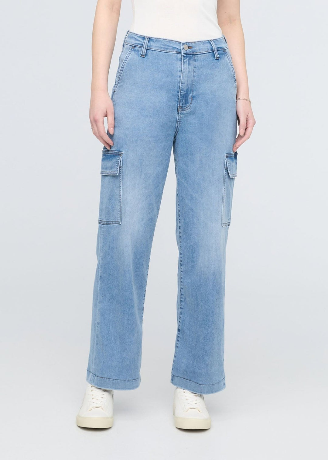 Women's Performance Denim Lite High Rise Cargo Pant