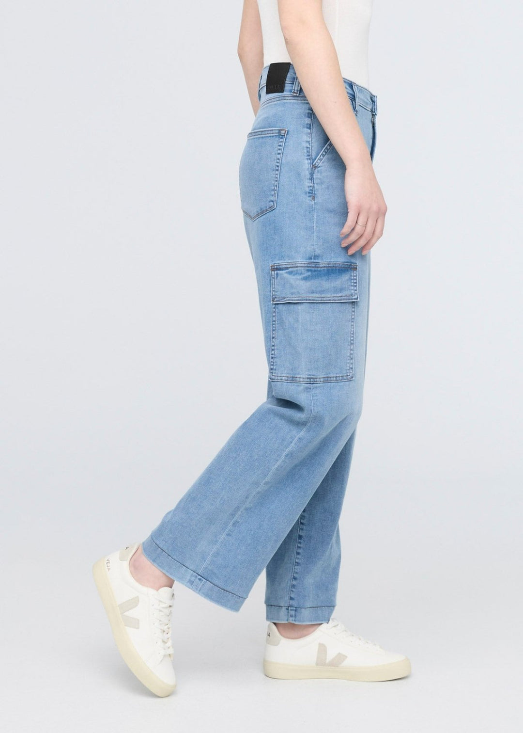 Women's Performance Denim Lite High Rise Cargo Pant