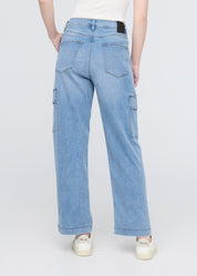 Women's Performance Denim Lite High Rise Cargo Pant