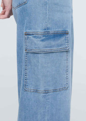 Women's Performance Denim Lite High Rise Cargo Pant