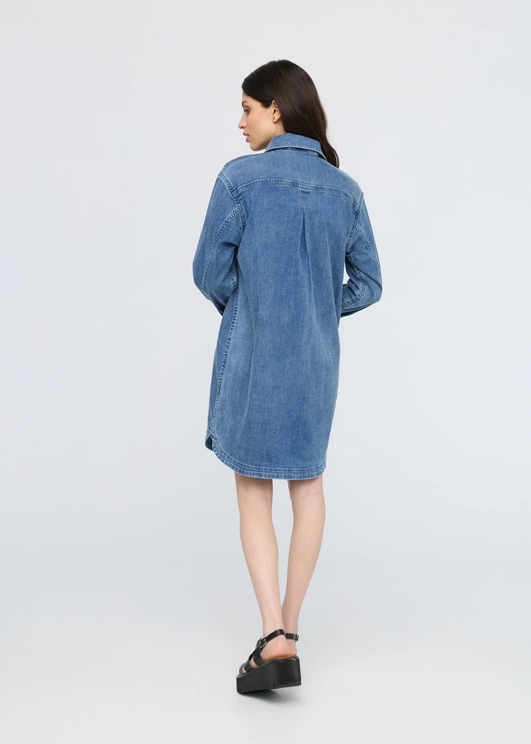 Women's Performance Denim Lite Shirt Dress