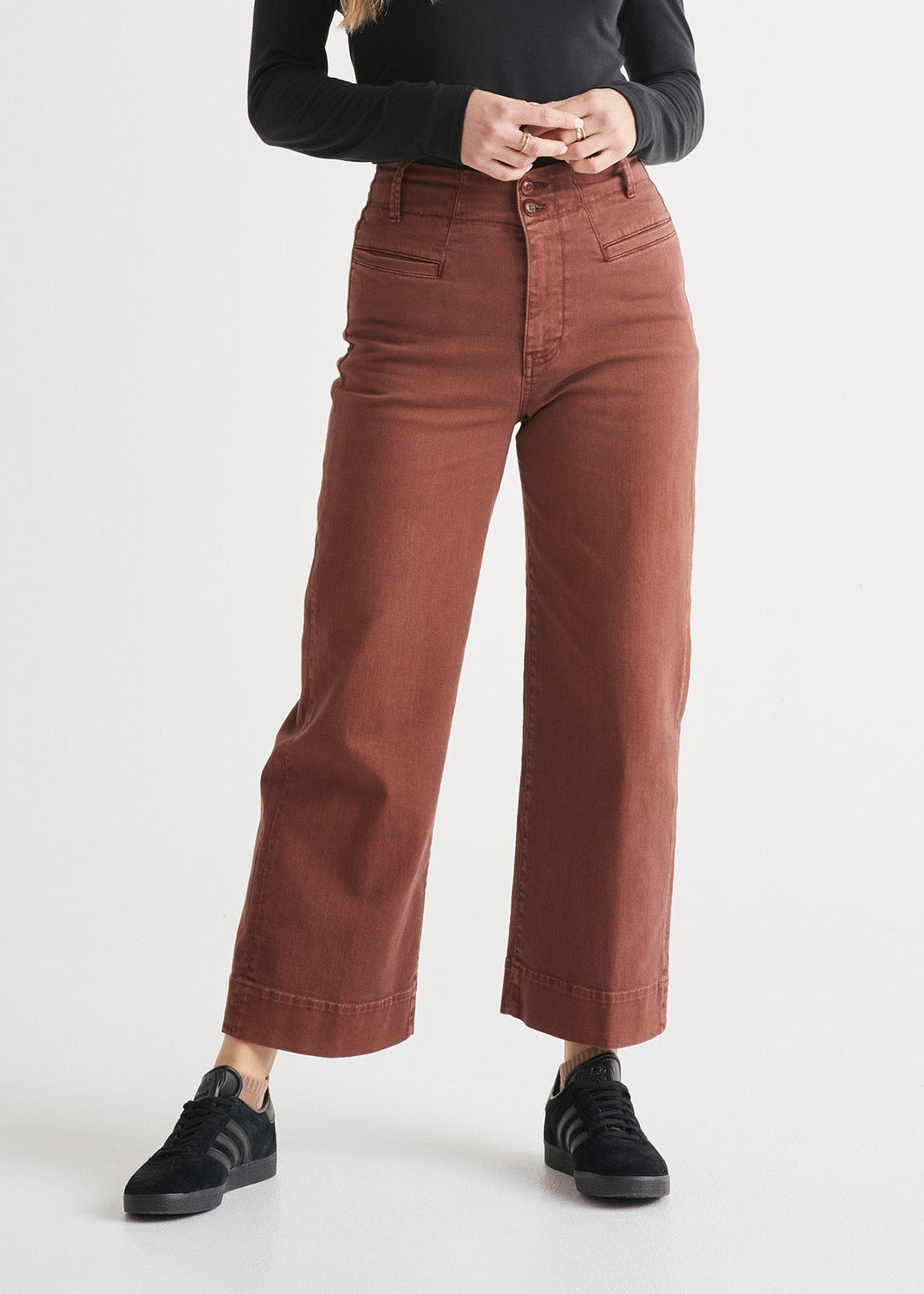 Duer Women's LuxTwill High Rise 28" Pants