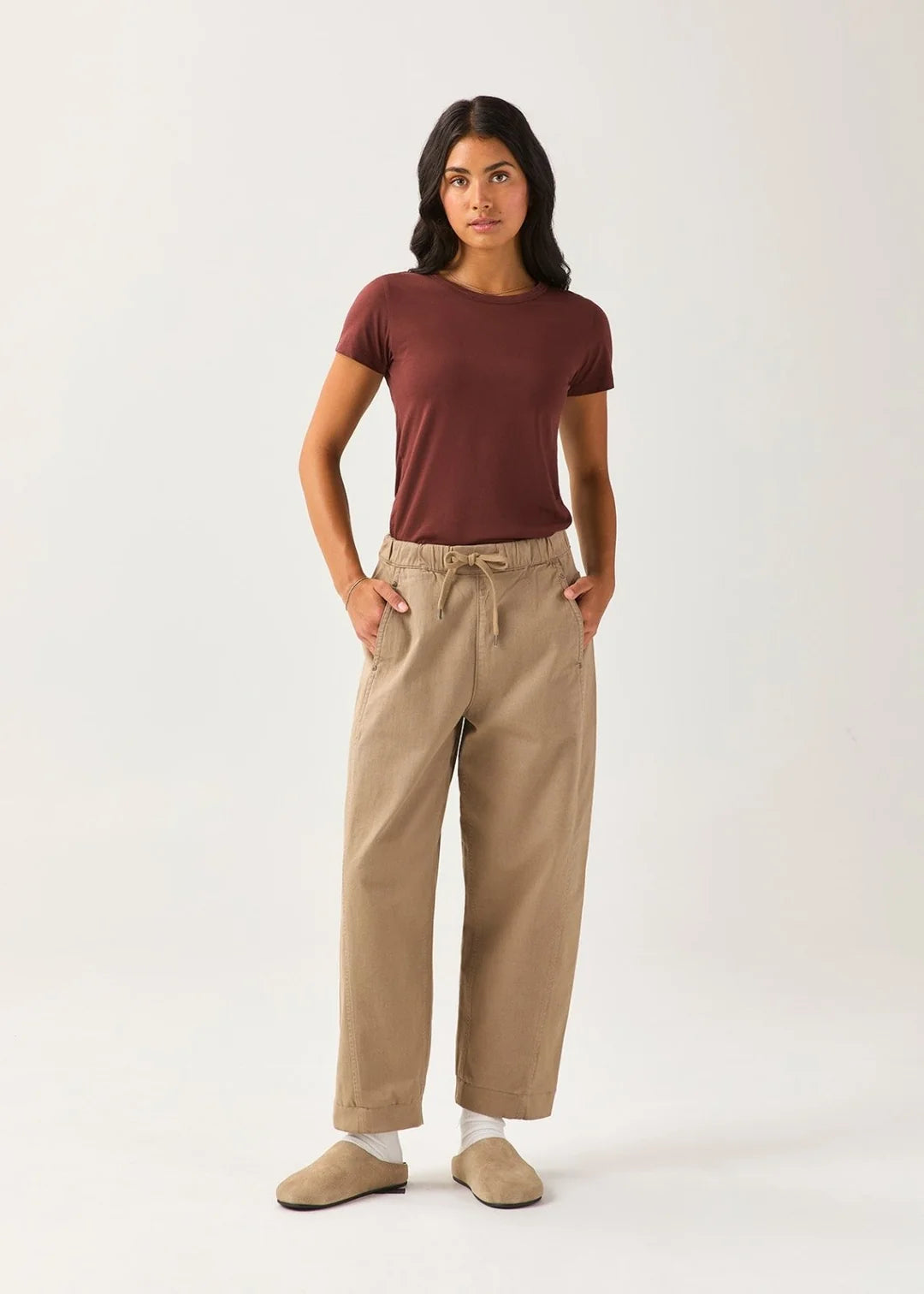 Women's FlexTwill Barrel Pull On Pant