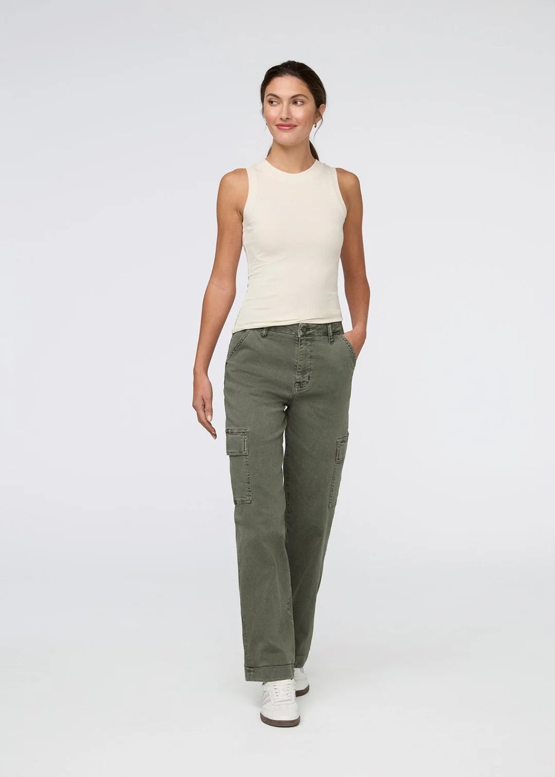 Women's LuxTwill High Rise Cargo Pant