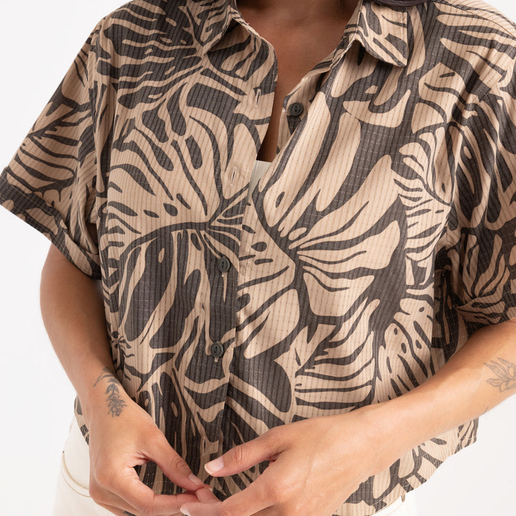 Women's Bless Up Camp S/S Shirt