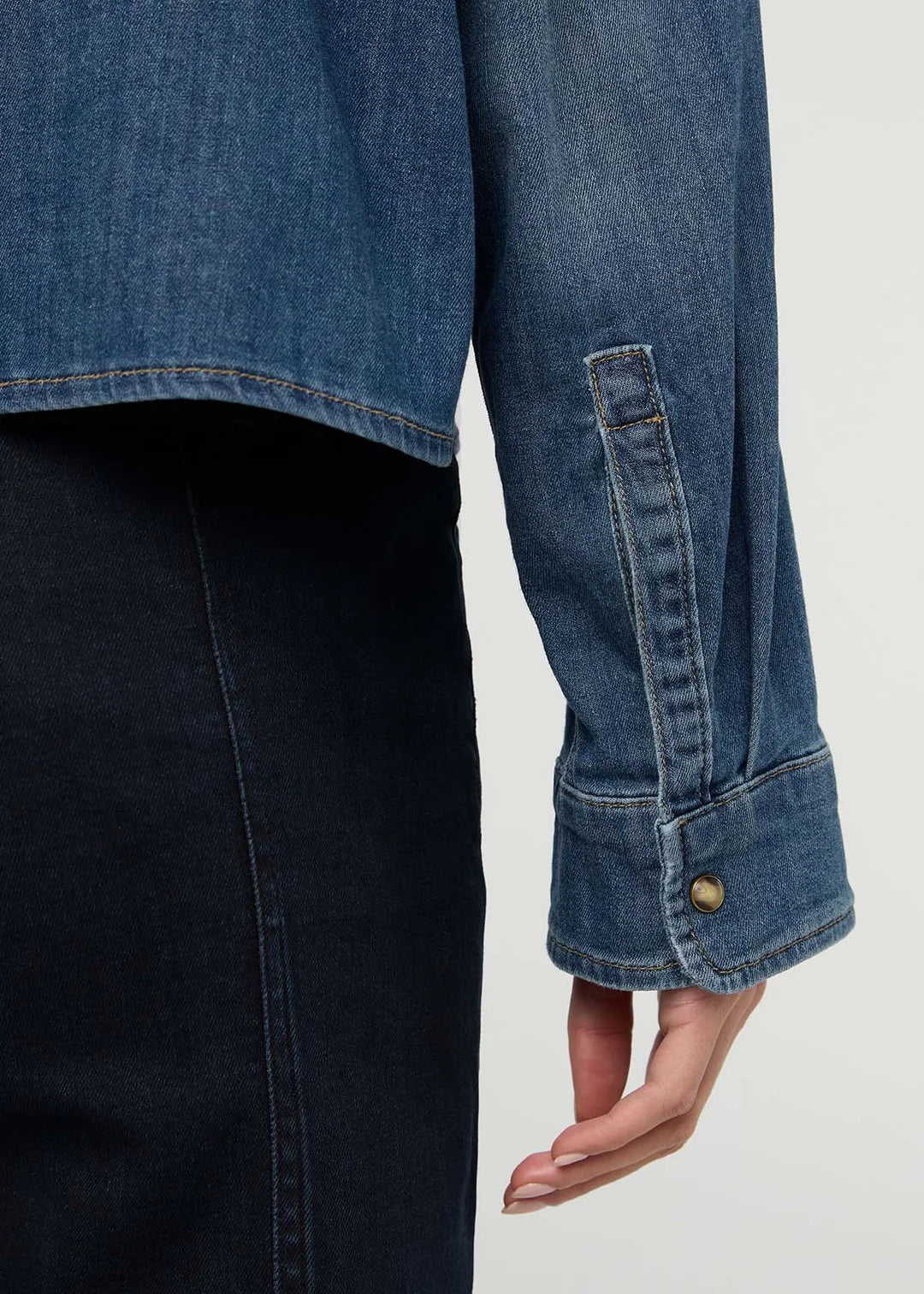 Performance Denim Lite Boxy Shirt