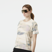 Women's Ice Flow Printed Tech Tee Shirt