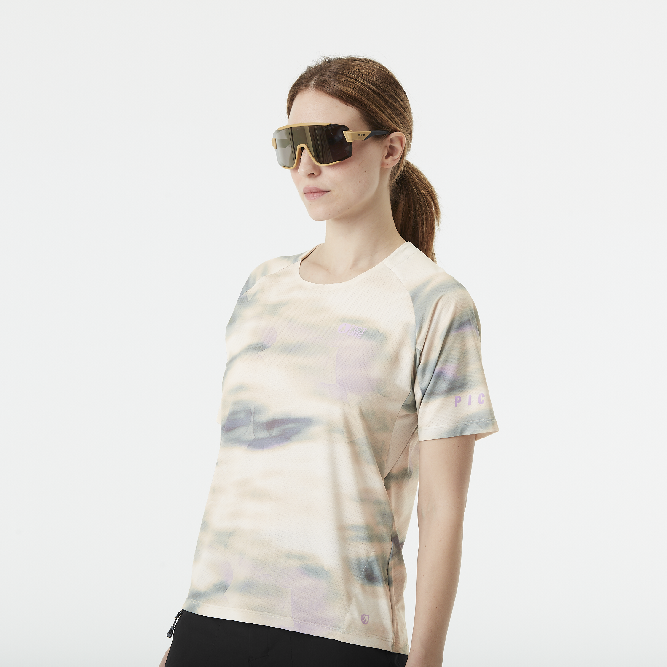 Women's Ice Flow Printed Tech Tee Shirt