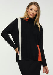 Zaket & Plover Women's Rib Roll-Neck Sweater