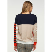 Zaket & Plover Women's Eclectic Intarsia Sweater