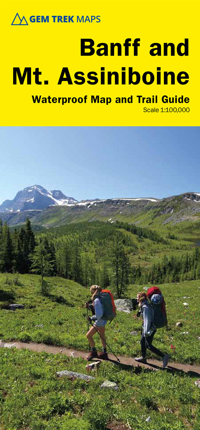 Banff and Mount Assiniboine Map