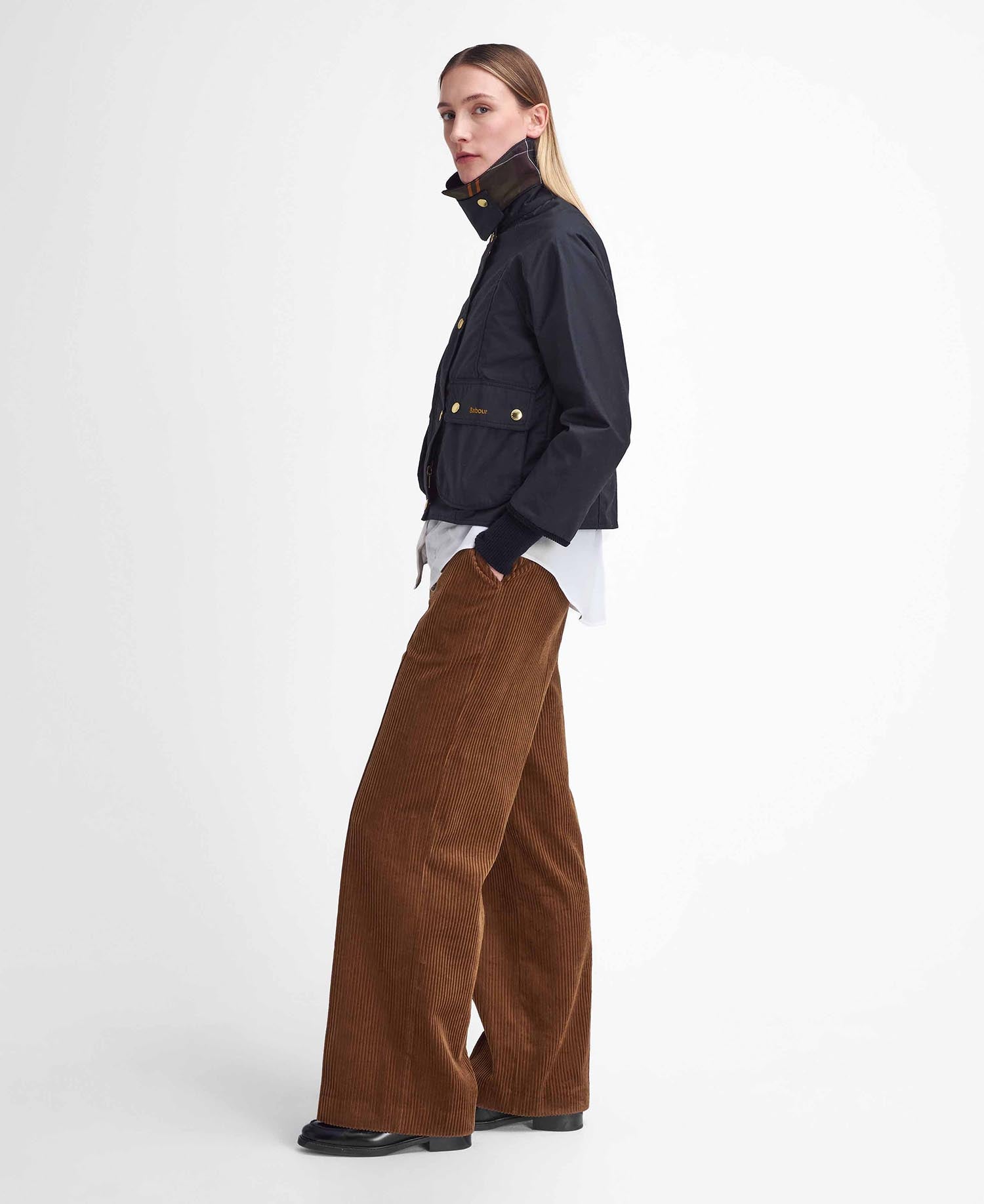 Women's Cropped Beadnell Waxed Jacket