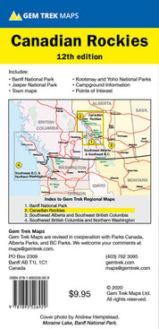 Canadian Rockies Map