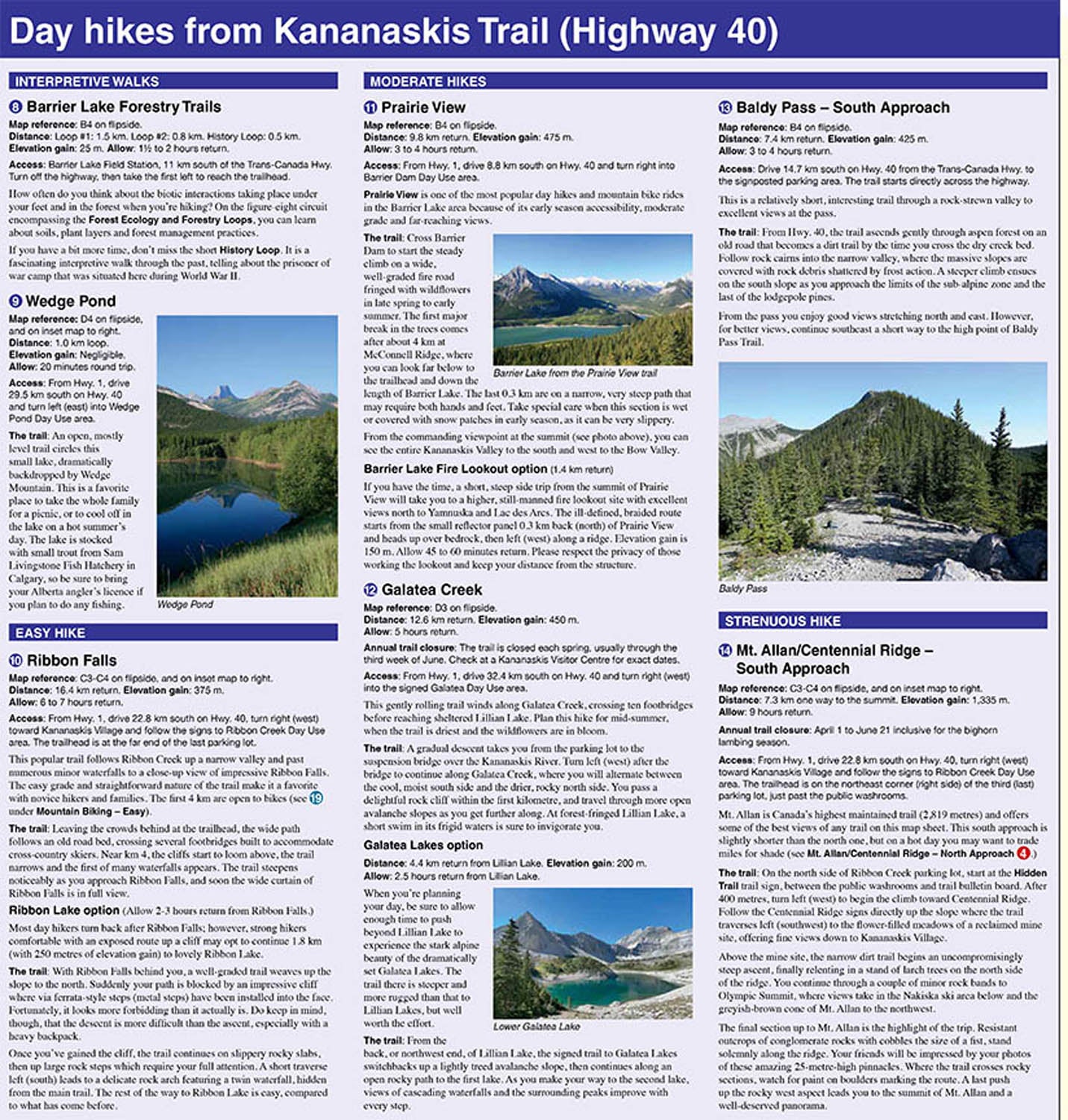 Canmore & Kananaskis Village Map