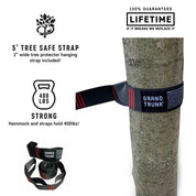 Double Deluxe Hammock w/ Straps