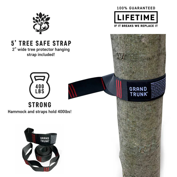 Double Deluxe Hammock w/ Straps