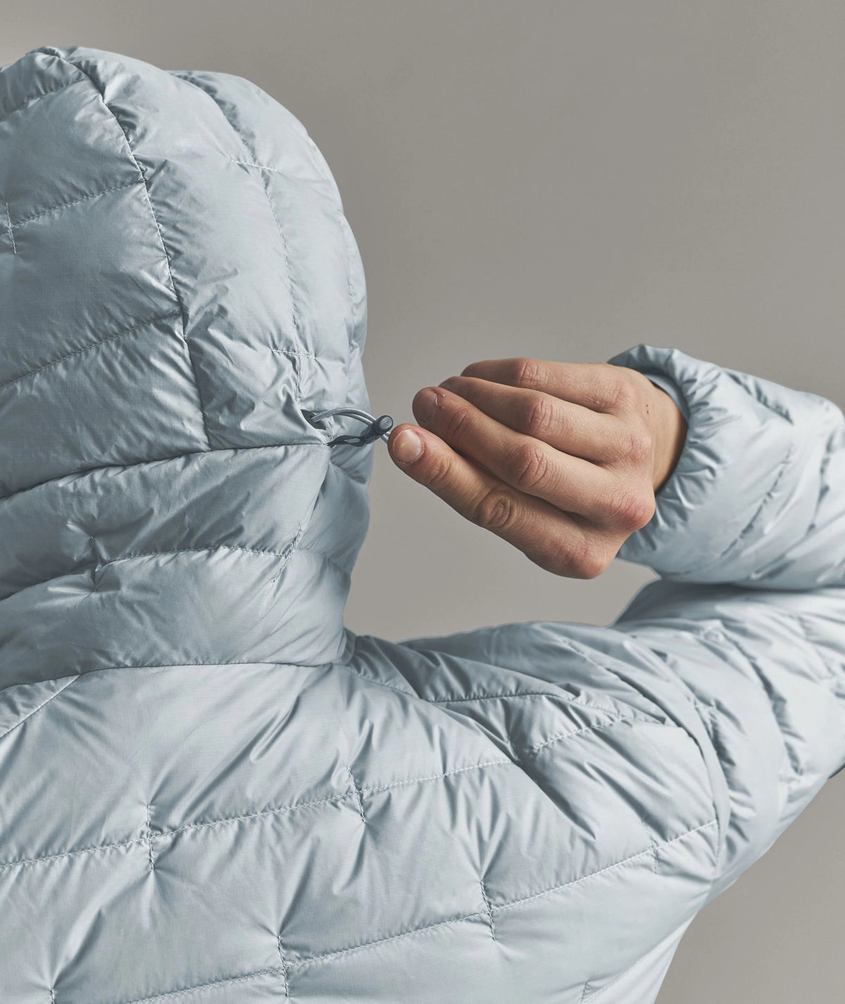 Women’s Downwool 180 Hooded Jacket – Glacier Grey