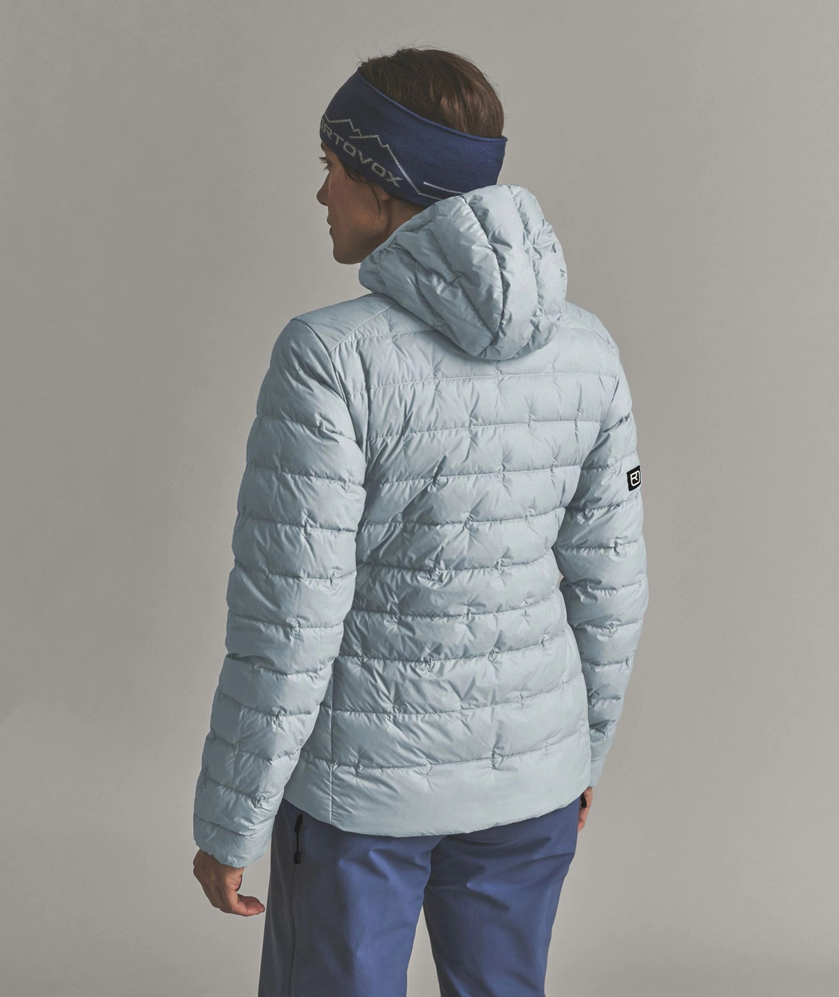 Women’s Downwool 180 Hooded Jacket – Glacier Grey