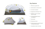 Aurora Backpacking Tent & Footprint 2-Person