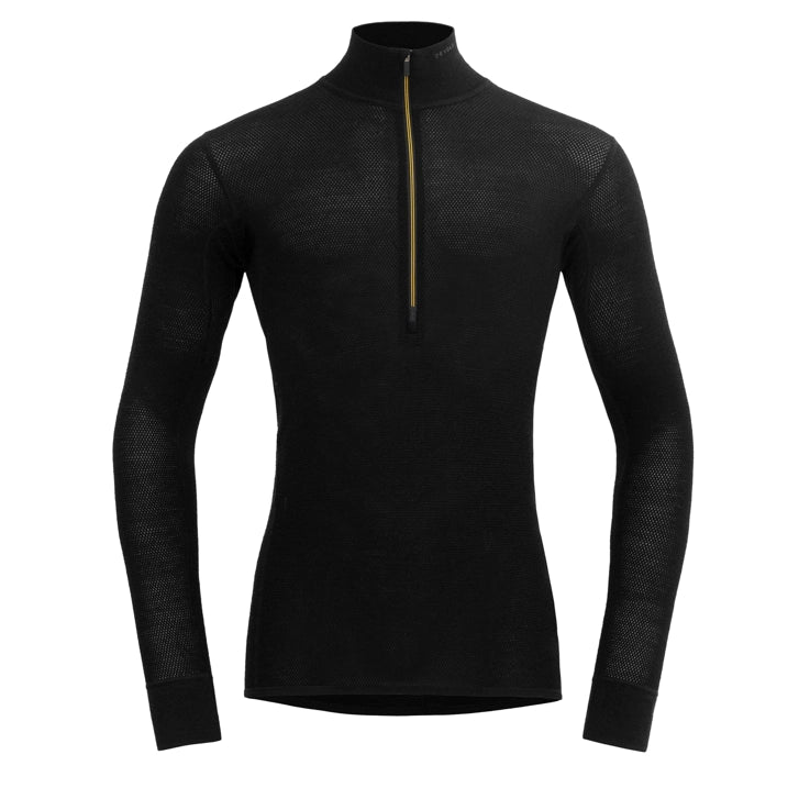 Men's Wool Mesh 190 Zip Neck