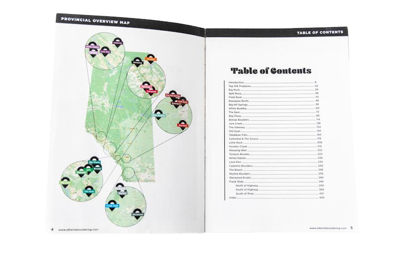 Alberta Bouldering Guidebook