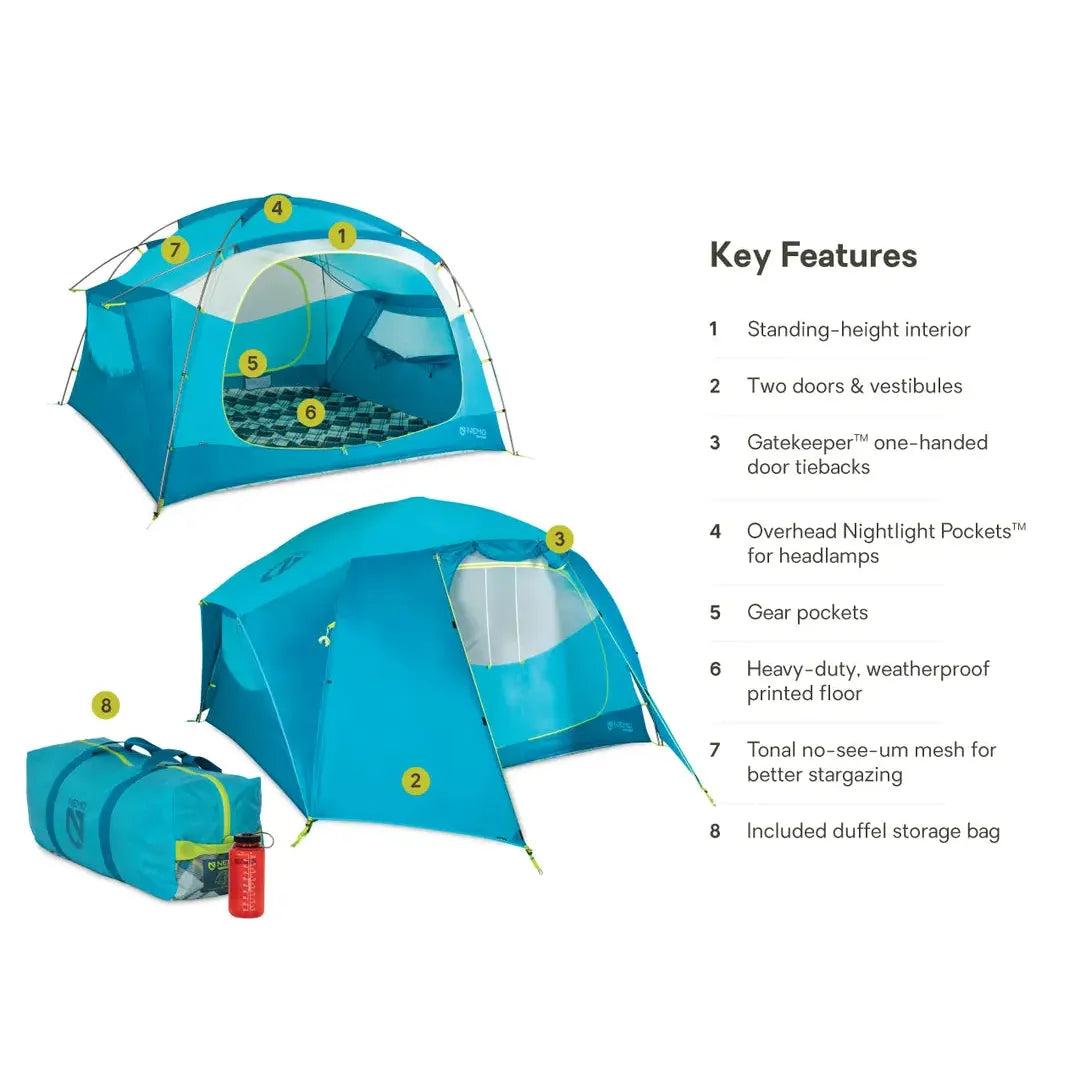 Aurora Highrise Camping Tent 6-Person