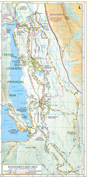 Kananaskis Lakes Map