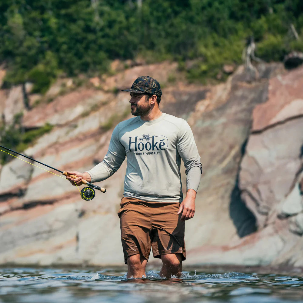 Men's Trust Your Fly Sun Long Sleeve Tee