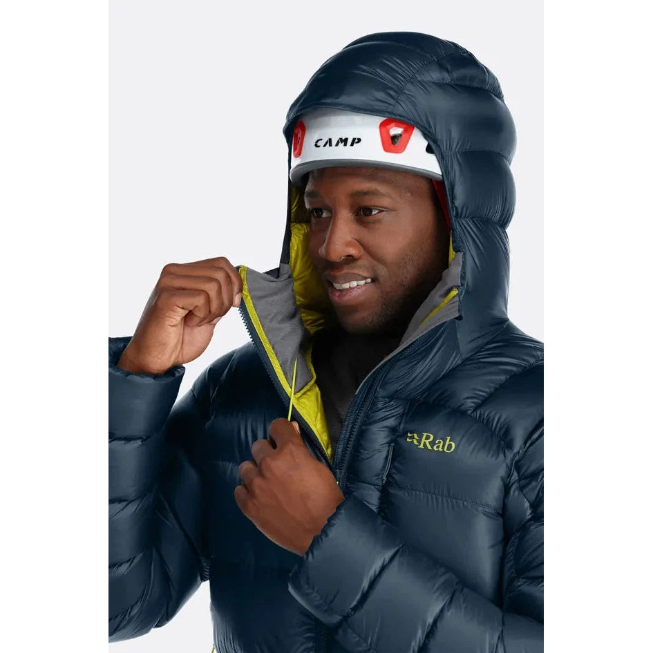 Rab hooded down jacket shop