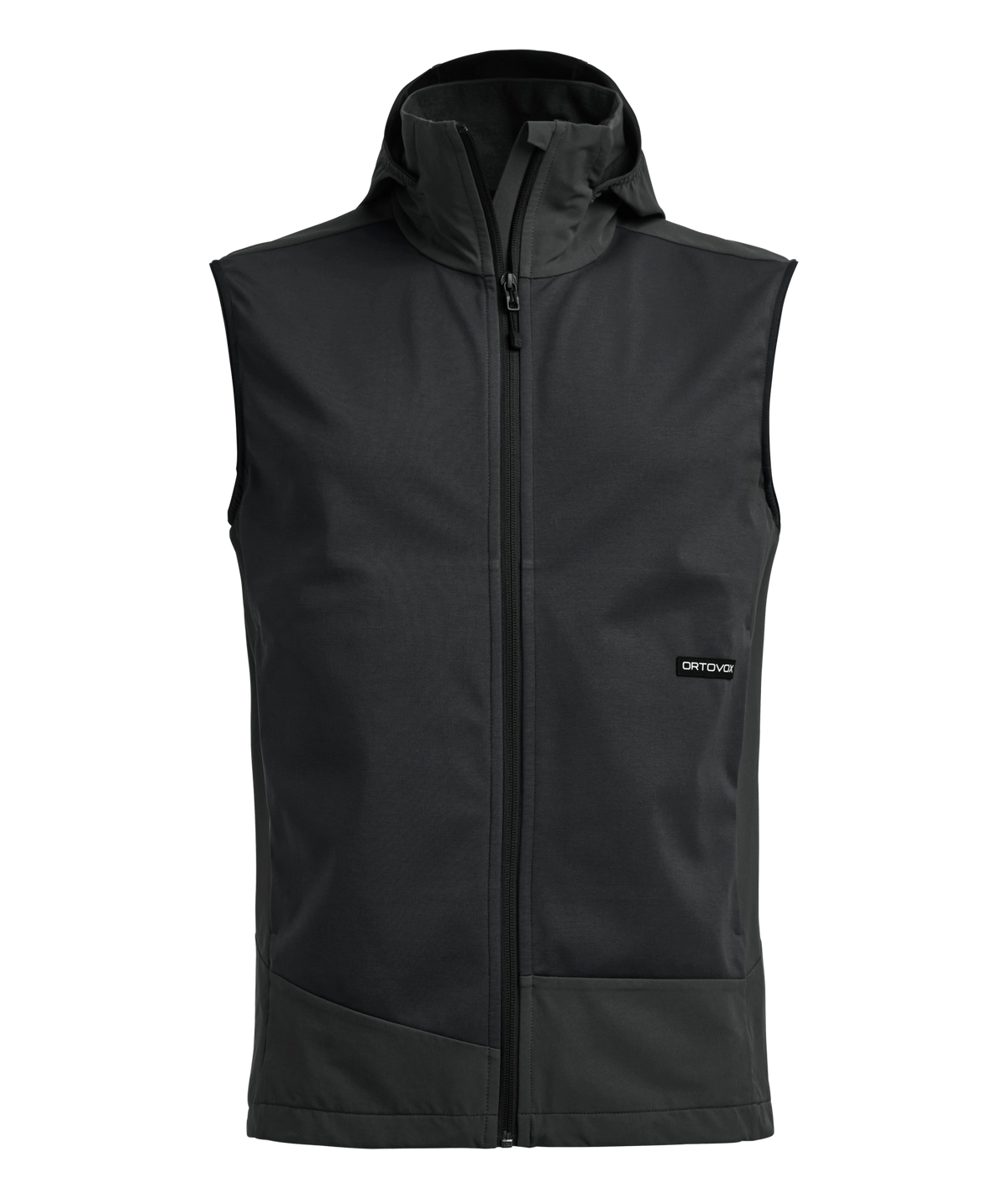 Men’s Ortler Softshell Plus Vest – Black Raven