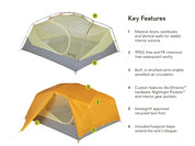 NEMO Aurora Backpacking Tent & Footprint 3 Person