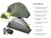 Nemo Dragonfly Bikepack OSMO Backpacking Tent 1 Person