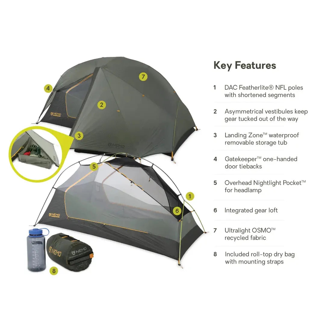 Dragonfly Bikepack OSMO Backpacking Tent 2 Person