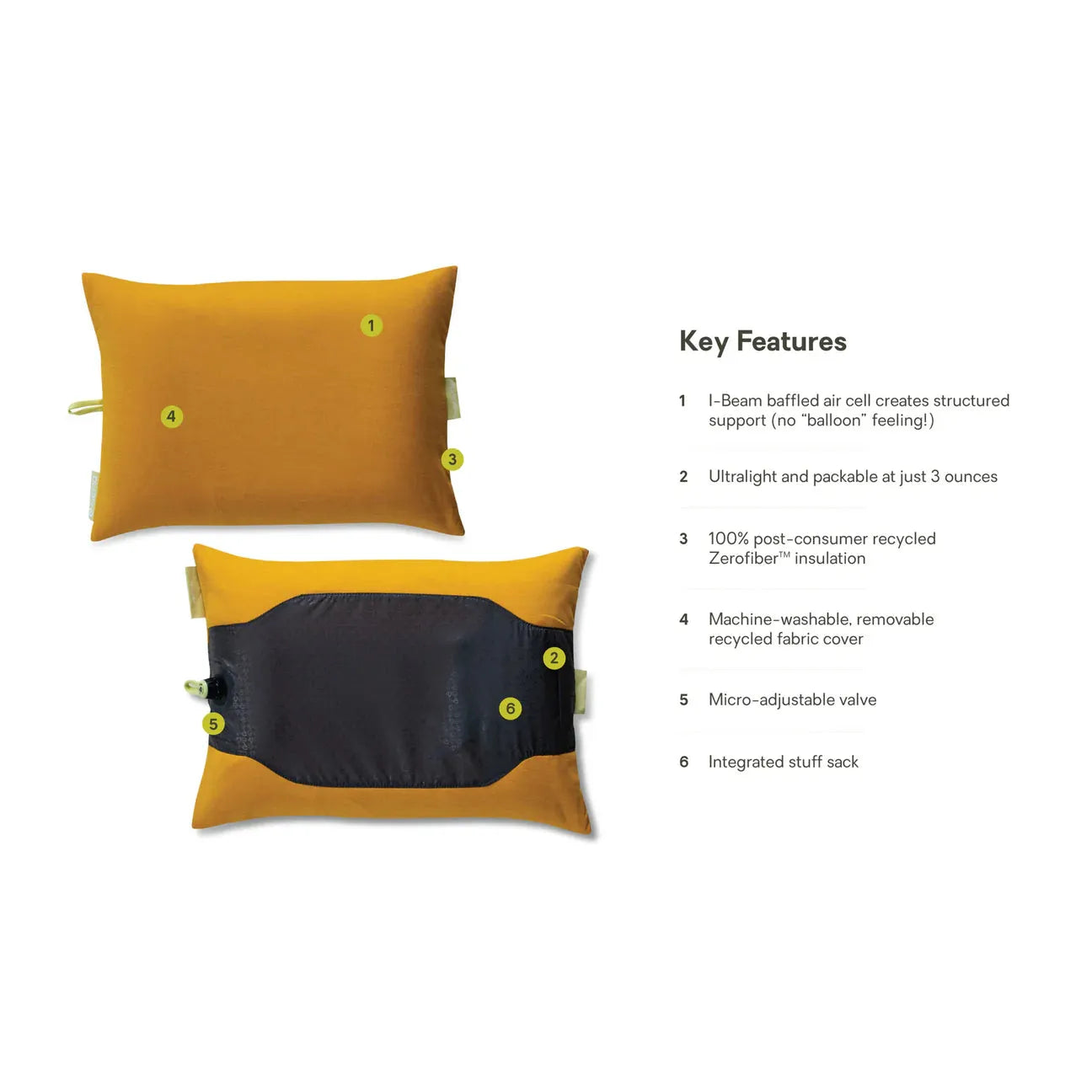 Fillo Elite Ultralight Backpacking Pillow