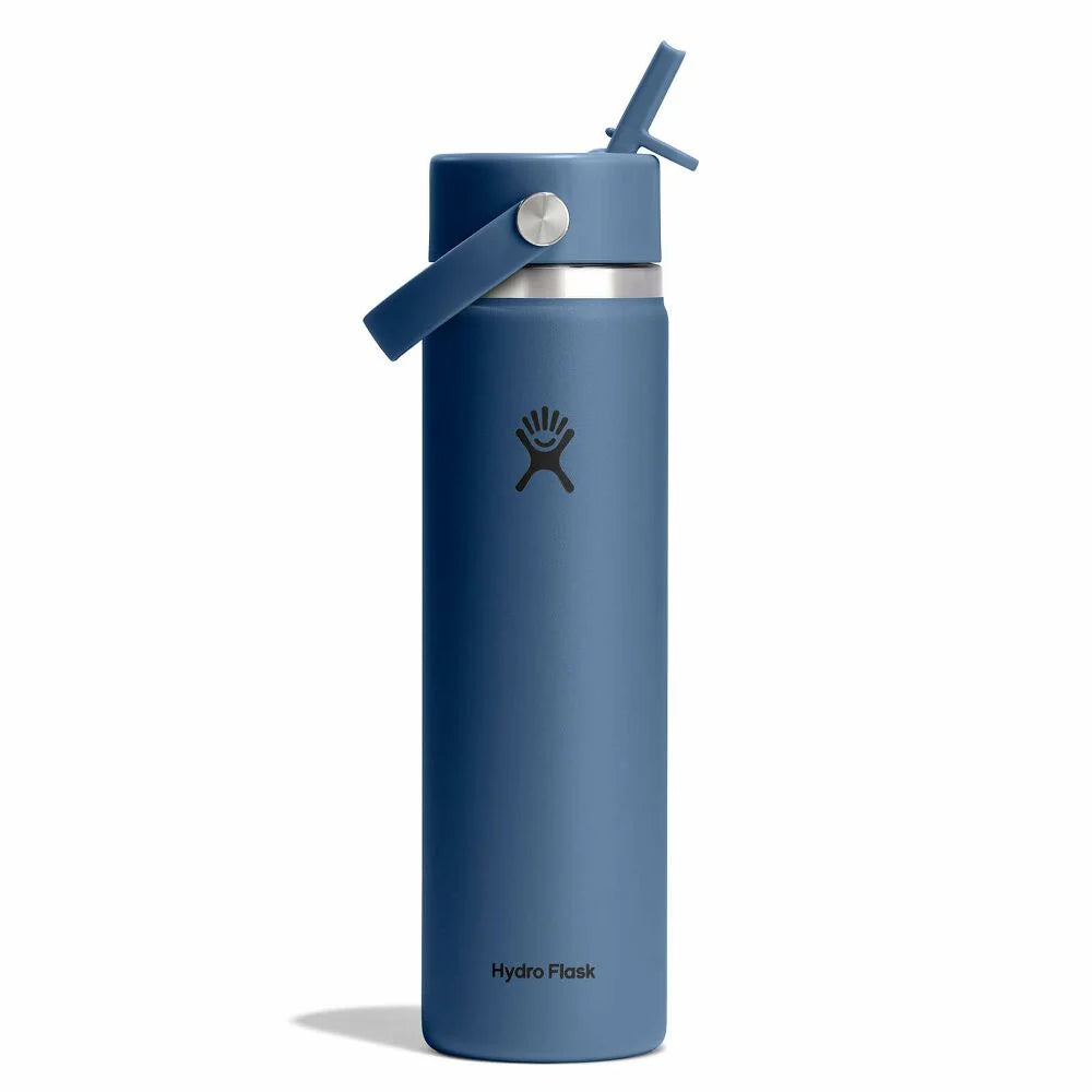 24oz Wide Mouth Bottle w/ Flex Straw Cap