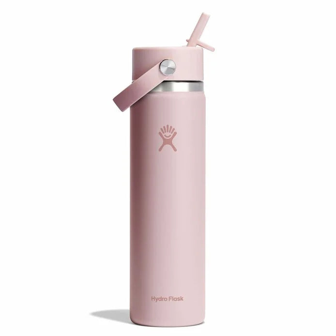 24oz Wide Mouth Bottle w/ Flex Straw Cap