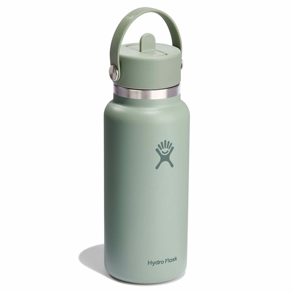32oz Wide Mouth Bottle w/ Flex Straw Cap