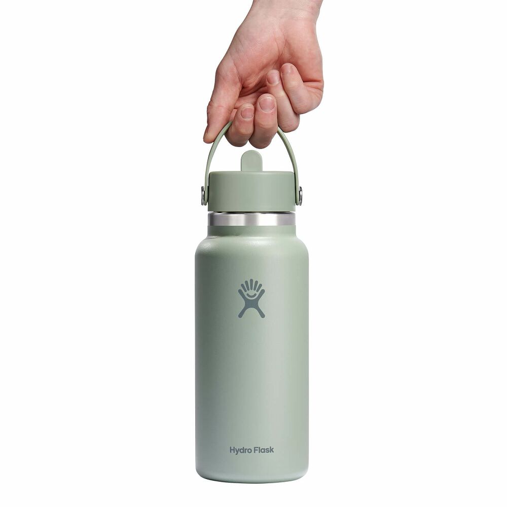 32oz Wide Mouth Bottle w/ Flex Straw Cap