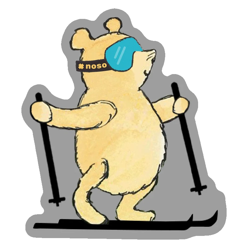 Winnie-The-Pooh Skiing Patch product image